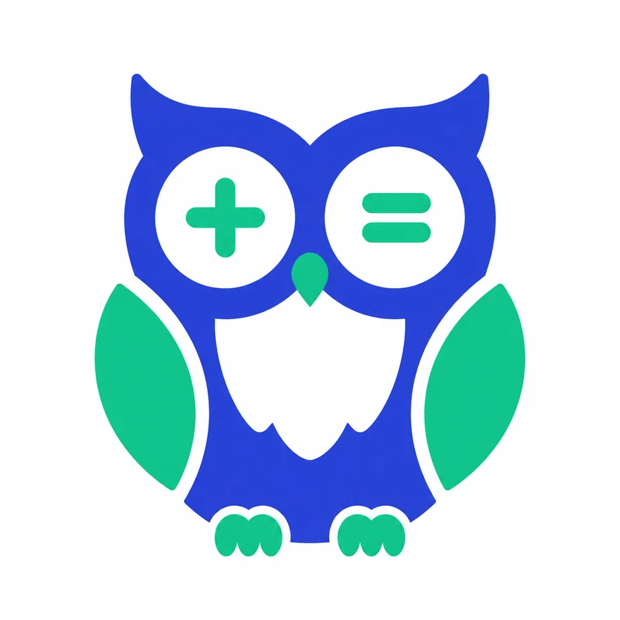 Owa the Calcowa owl mascot for the health and fitness calculators
